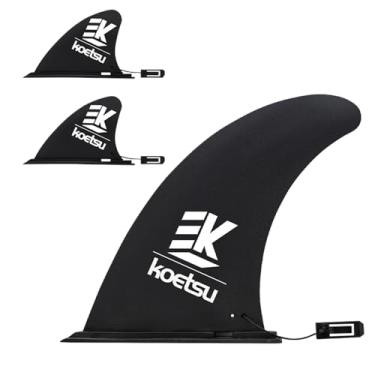 Imagem de Seven uncles Conjunto De 3 Quilhas Para Prancha Stand-Up Paddle, Surfe, Fcs Esportes Aquáticos, Longboard (Preto)