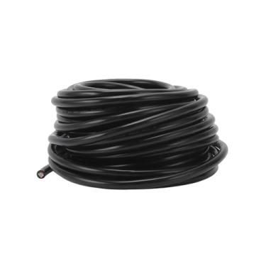 Imagem de Hihaha Fio de terra elétrico automotivo fio de alimentação 25FT preto TC 1 peça 18AWG 8 condutores totalmente isolados e revestimento de toque macio universal