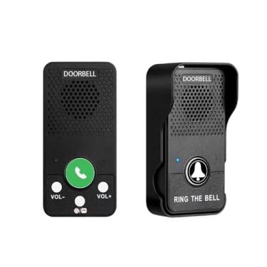 Imagem de WeiLaiKeQi Campainha de 2 vias Intercomunicador de segurança Pager de longo alcance Campainha de intercomunicação para hotel Interior Exterior Casa