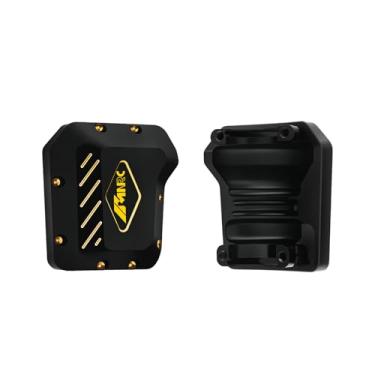 Imagem de NMNRC Brass TRX4 Differential Diff Cover Case for 1/10 TRX-4 TRX6 Front Rear Axle Housing Cover Series Upgrades Part