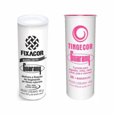 Imagem de Kit FixaCor + Corante de Roupas Maravilha Guarany