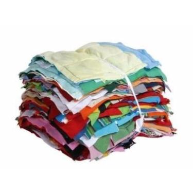Imagem de Trapo (estopa Pano De Limpeza) Mecânico Costurado Saco 10kg - Estampar