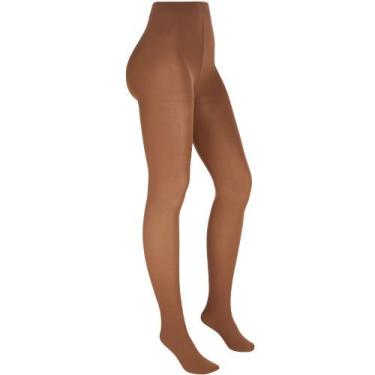 Imagem de Kit Com 2 Meia Calça Trifil Opaca Fio 40, Natural, M