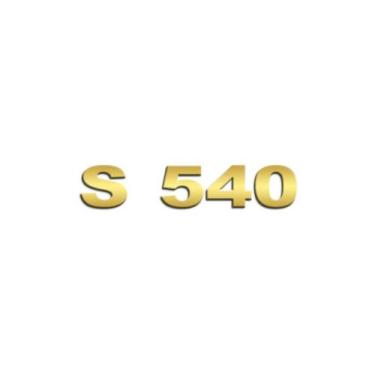 Imagem de Aplique Inox Dourado Potência - Para Scania NTG S540 - Venka