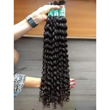 Imagem de Cabelo Humano Para Mega Hair Cacheado 60/65cm - 150g - JKBELLUS