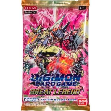 Imagem de Digimon Card Game: Great Legend Booster Pack (BT04) English Version - 