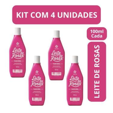 Imagem de Kit c4 loçao corporal leite de rosas tradicional 100ml