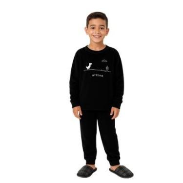 Imagem de Pijama Infantil Meninos Fleece Inverno Victory-Masculino
