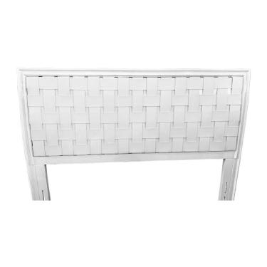 Imagem de Cabeceira Castor Queen Oxford Branca 158cm