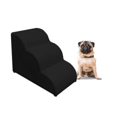 Imagem de Escadas Pet para Cachorro e Gato - Rampa Nuvem Macia e Segura(Preto)