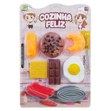 Imagem de Brinquedo Cozinha Feliz Comidas - Jr Toys