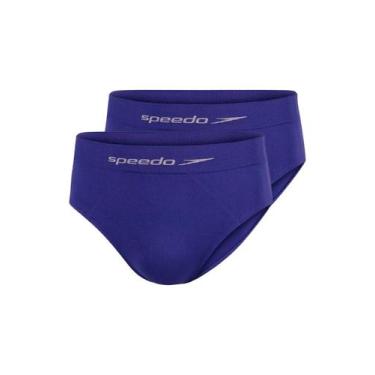 Imagem de Kit com 2 Cuecas Slip Speedo 4280, Azul, G