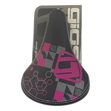 Imagem de Banco de Bicicleta para Freeride Gios Viking, BMX e Manobras, Design Geométrico, Múltiplas Cores (Rosa)