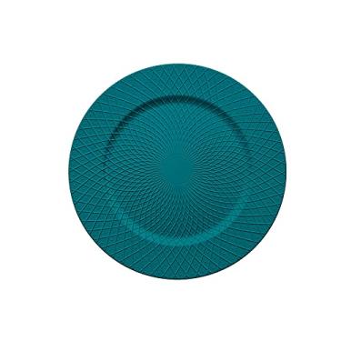 Imagem de Mimo Style Sousplat Sea Verde - Produzido em Plástico Com Boa Estabilidade Térmica e Excelente Qualidade; Moderno e Versátil, Elegante e Charmoso Ideal Para Mesa Posta Em Buffets Eventos e Ocasiões