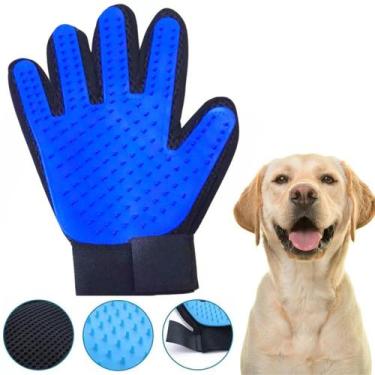Imagem de Luva Pet Massagem e Limpeza - Ideal para Banho e Escovação - FAZA