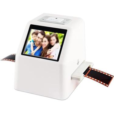 Imagem de Scanner De Negativos De Slides, Scanner De Slides De Filme, All-in-1 22mp, Com Tela Lcd De 3,5", Converta Slides E Negativos Em Fotos Digitais Digitalização Especializada De 135 Negativos,