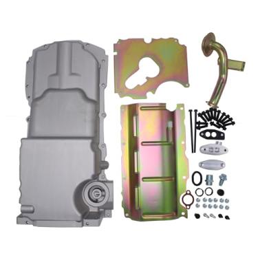 Imagem de 1 conjunto de kit de troca de cárter de óleo SHLPDFM 302-20 81577 GM Gen V LT compatível com Chevy Gen V LT Engine LT1 LT4 L83 L86 5.3 6.2 depósito traseiro