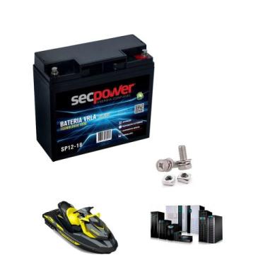 Imagem de Bateria Para Nobreak 12v 18ah - Secpower