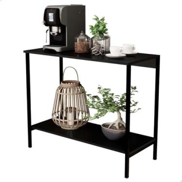 Imagem de Aparador Buffet Industrial Cantinho Do Café Sala Cozinha Corredor(Preto)
