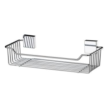 Imagem de Suporte Porta Shampoo Sabonete Parede Aço Inox 7501 Future