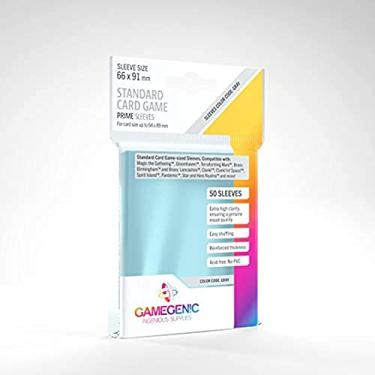 Imagem de 2 Packs Gamegenic Prime Board Game Sleeves 50ct Standard Card Game Size Card Sleeves Individual Pack