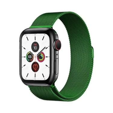 Imagem de Pulseira De Metal Milanese Loop De 44mm 40mm 45mm 41mm Para Apple Watc