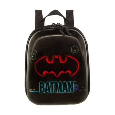 Imagem de Mochila Escolar Infantil de Costas Batman Preto - MAX TOY