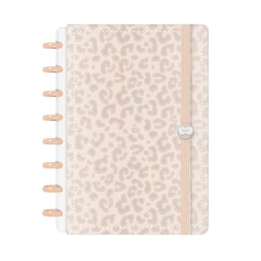 Imagem de Caderno De Disco Iscool Inteligente P Natural Fashion Onça Bege