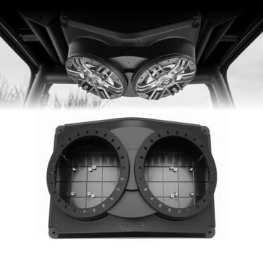 Imagem de RECOIL D-USP65K UTV Dual 6,5 polegadas, caixas de alto-falante angulares universais de 16,5 cm, gabinete de teto rígido, caixas de alto-falante pretas compatíveis com UTVs, carrinho de golfe, trailers