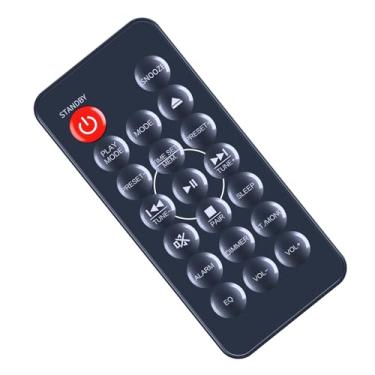 Imagem de ZWP Substituição de controle remoto compatível com sistema estéreo Jensen JBS-210 CD Music