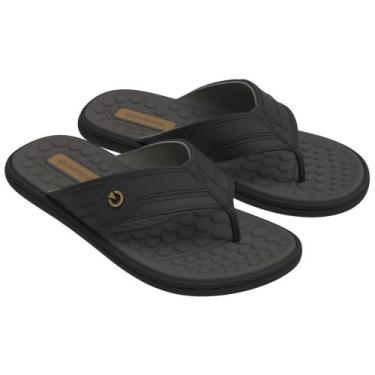 Imagem de Chinelo Cartago Veneto Iii Dedo 12452 Masculino, Preto, 42
