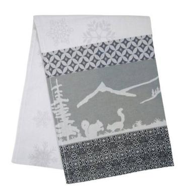 Imagem de Pano De Prato Nordic Cinza 50X70 Cm 100% Algodão