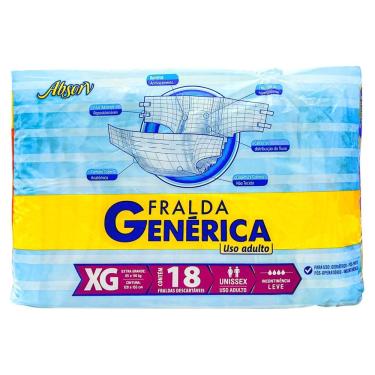 Imagem de Fralda Geriatrica Generica Absorv Mega