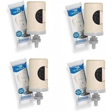 Imagem de Vela para Filtro de Barro Stefani Tripla Ação 04 unidades - Ceramica S