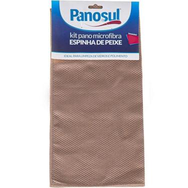 Imagem de Kit 6 Pano 40x60 Espinha De Peixe Microfibra Super Absorção Panosul