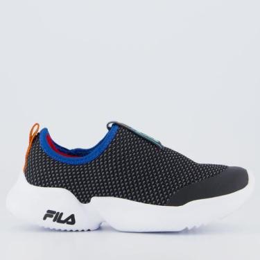 Imagem de Tenis Fila Funny Infantil Branco e Preto, 36