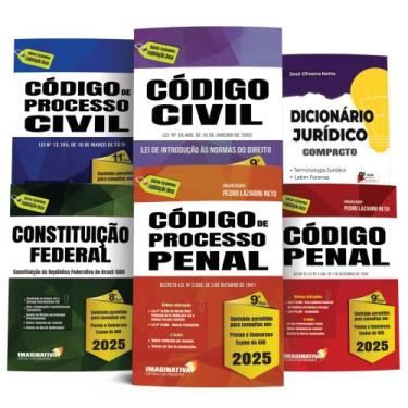 Imagem de Constituição+ civil+ proc. civil+ penal+ proc. penal+ dicionário juríd