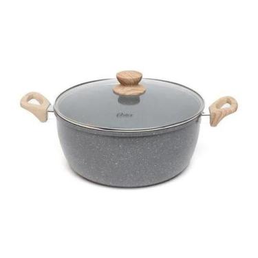 Imagem de OSTER Caçarola Com Tampa 7,5L Com Revestimento Cerâmico Marble Edition