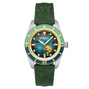 Imagem de Relógio Spinnaker Fleuss Bob Esponja Plankton Green Frenemies Limited Edition SP-5160-02-Masculino
