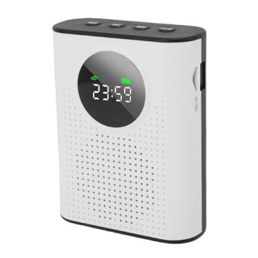 Imagem de Zopsc Amplificador de Voz Sem Fio Bluetooth 5.2, 2,4g de Som de Som Transparente Alto -falante Com Microfone de Lavalier Magnético, Tela de LED, Redução de Ruído