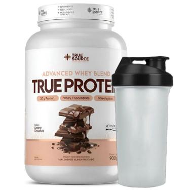 Imagem de True Protein Creamy Chocolate 900g Coqueteleira True Source-Unissex