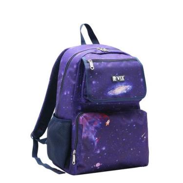 Imagem de Mochila Escolar Juvenil Republic Vix By Chenson Diversas, Marinho