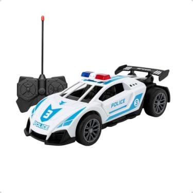 Imagem de Carro de Controle Remoto Sem Fio, Lamborgini Esportivo, Modelo de Speed, Diversão Criança. (Branco)