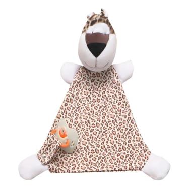 Imagem de Naninha para Bebê com Prendedor de Chupeta Bichinhos Estampada Algodão (60% Algodão, Onça)