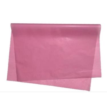 Imagem de Papel de seda 100 folhas, colorido 17,5 x 25 cm - Embalagem de roupas, embalagem de pipas (Goiaba)