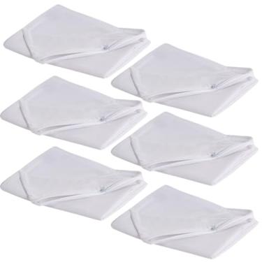 Imagem de Kit 6 Protetores de Travesseiro 100% Algodão 180 Fios Impermeável Ziper Comfy Night