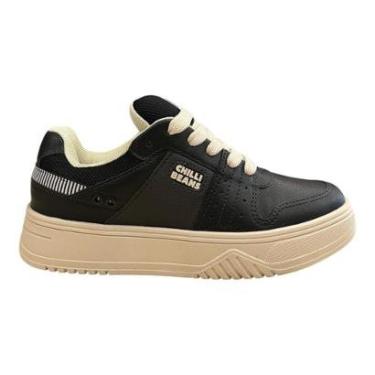 Imagem de Tenis Masculino Chilli Beans Sneakers Couro Casual Ultraconforto Skatista Street Plataforma Retrô 2-Masculino