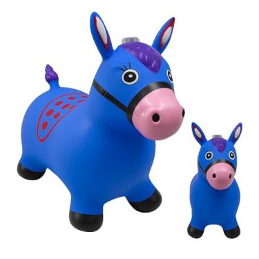 Imagem de ** Cavalinho Upa Upa Musical Pula Pula Infantil Grande com Luz e Som de Cavalo – Brinquedo Inflável Premium, Colorido, Divertido e Seguro**