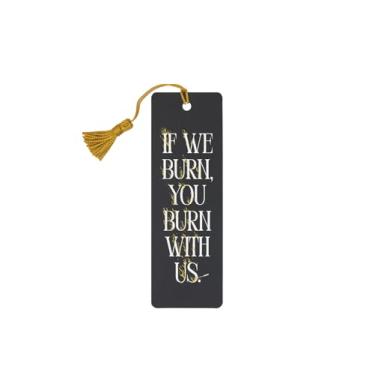 Imagem de Marcador de livro The Hunger Games: You Burn with Us (oficialmente licenciado) com borla - presentes para amantes de livros