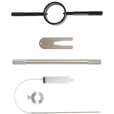 Imagem de Kit compressor mola alumínio motocicleta, conjunto de garfo de manutenção invertido, ferramentas de metal de longa duração, eficiente para reparos ideais de motocicleta